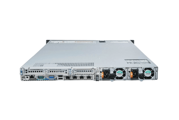 Refurbished Dell PowerEdge R630 8-Bay 2.5" 1U server angled view