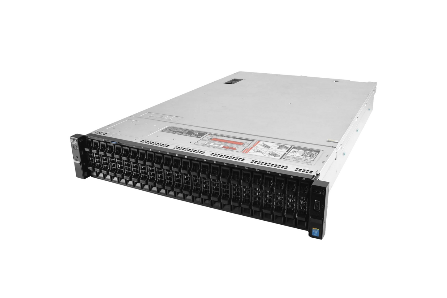 Refurbished Dell PowerEdge R730xd 24-Bay 2.5" SFF storage server configuration view