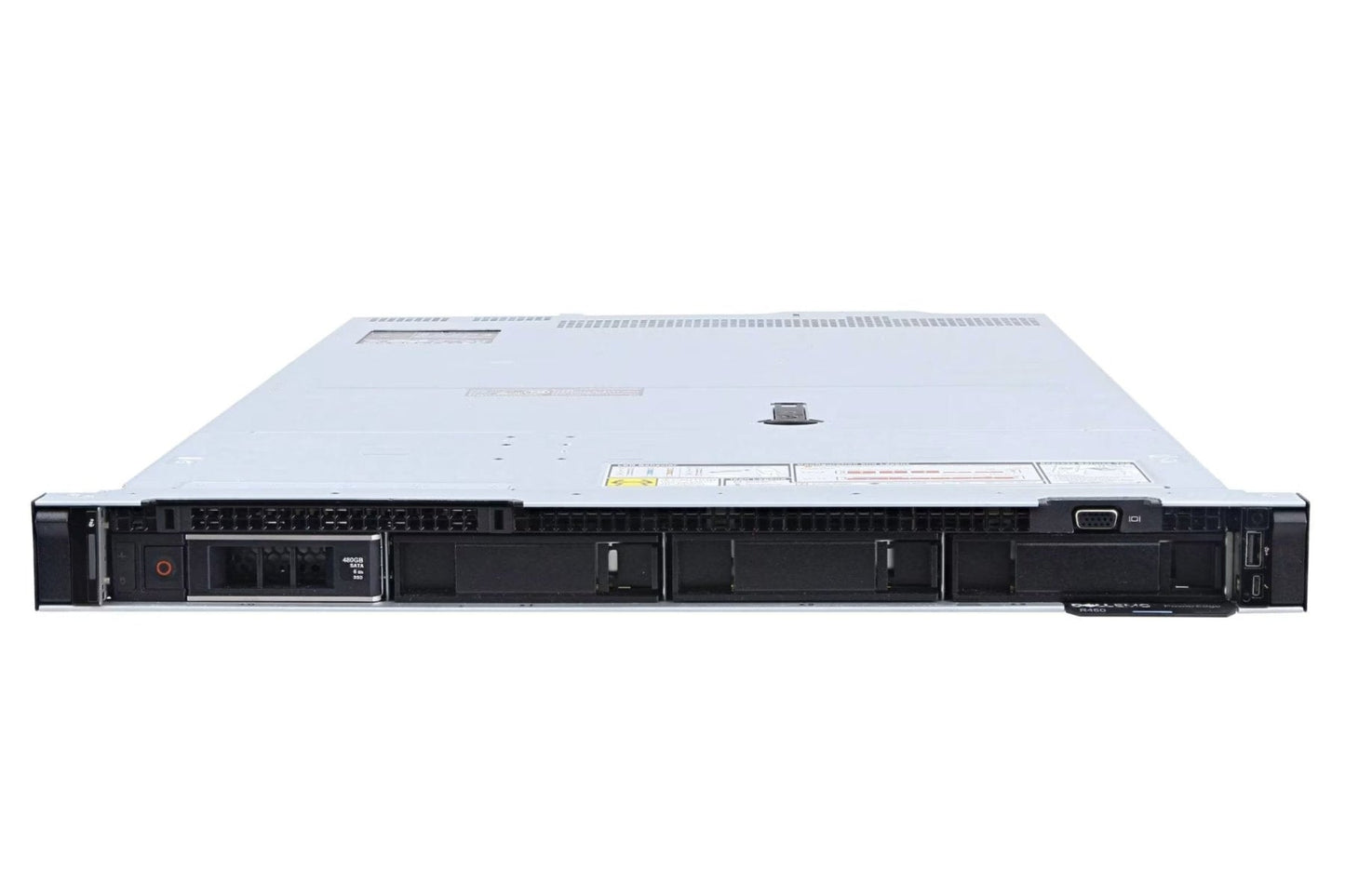 Refurbished Dell PowerEdge R450 4-Bay 3.5" LFF 1U server front view