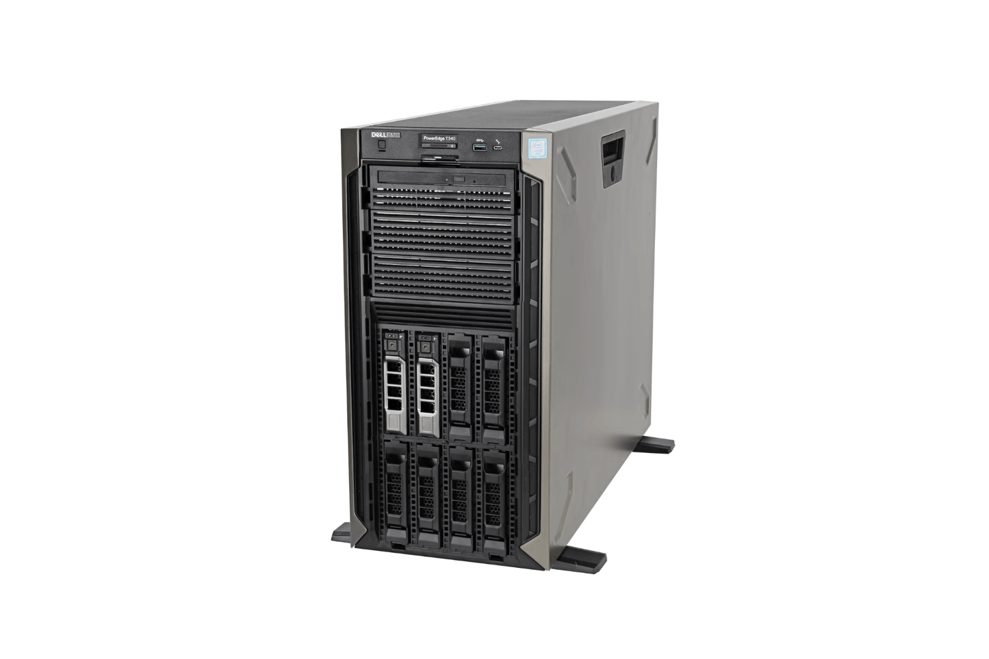 Refurbished Dell PowerEdge T340 8-Bay 3.5" tower server front view