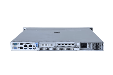 Refurbished Dell PowerEdge R240 4-Bay 3.5" Hot-Swap 1U server rear panel