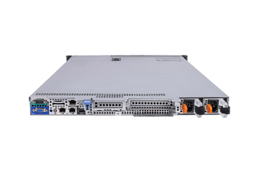 Refurbished Dell PowerEdge R330 4-Bay 3.5" 1U server rear view