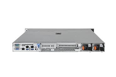 Refurbished Dell PowerEdge R340 4-Bay 3.5" 1U server angled view