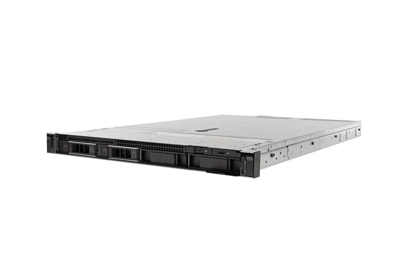 Refurbished Dell PowerEdge R440 4-Bay 3.5" 1U server rear panel