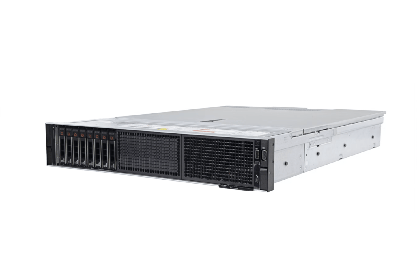 Refurbished Dell PowerEdge R550 8-Bay 2.5" SFF 2U server three-quarter configuration view