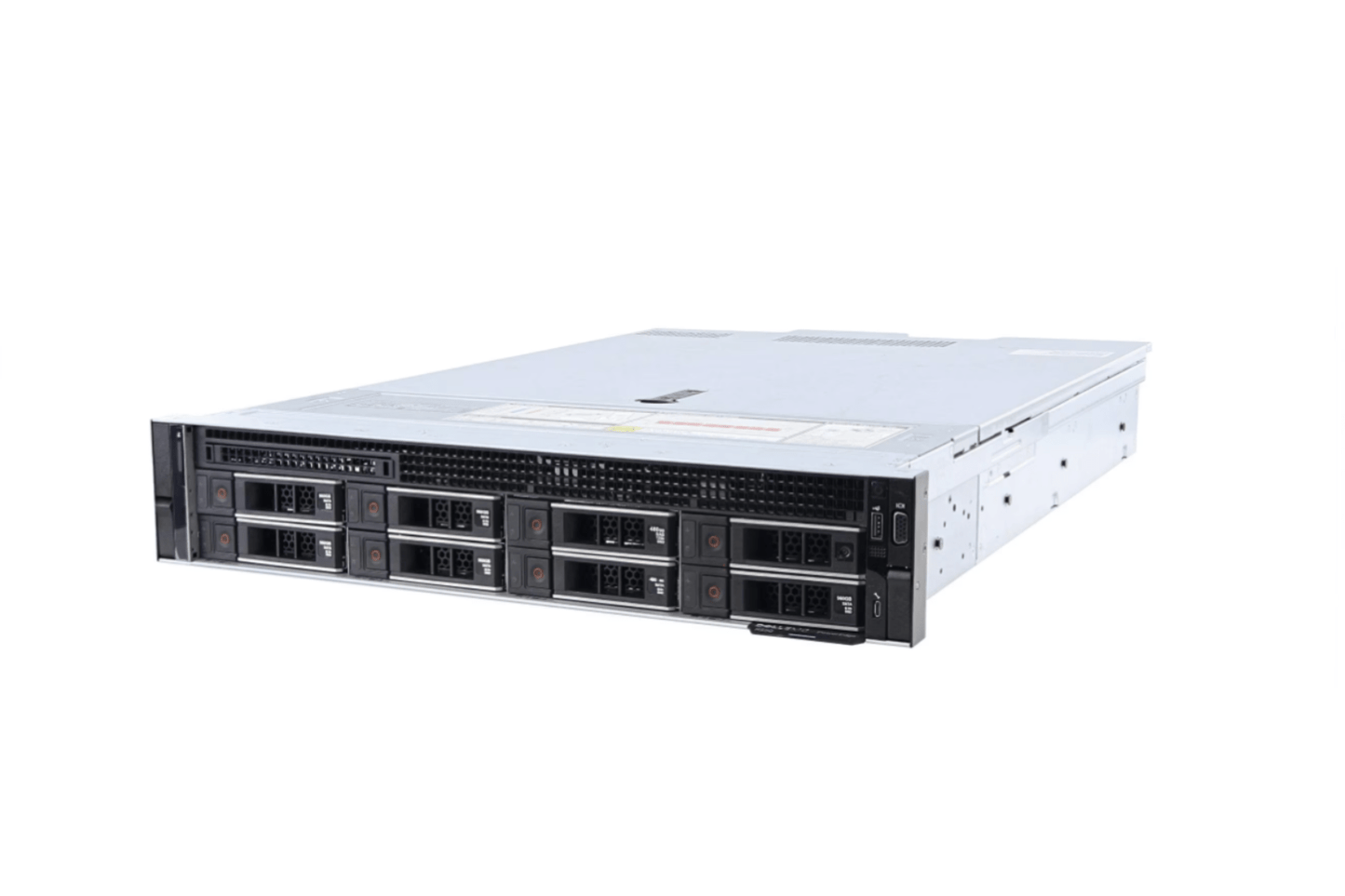 Refurbished Dell PowerEdge R550 8-Bay 3.5" LFF 2U server three-quarter configuration view