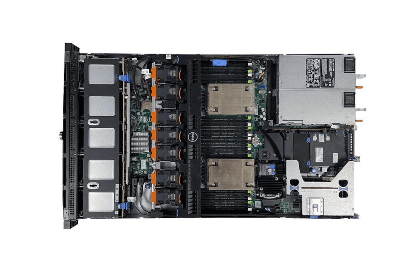 Refurbished Dell PowerEdge R630 10-Bay 2.5" 1U server angled view