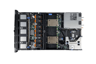 Refurbished Dell PowerEdge R630 10-Bay 2.5" 1U server angled view