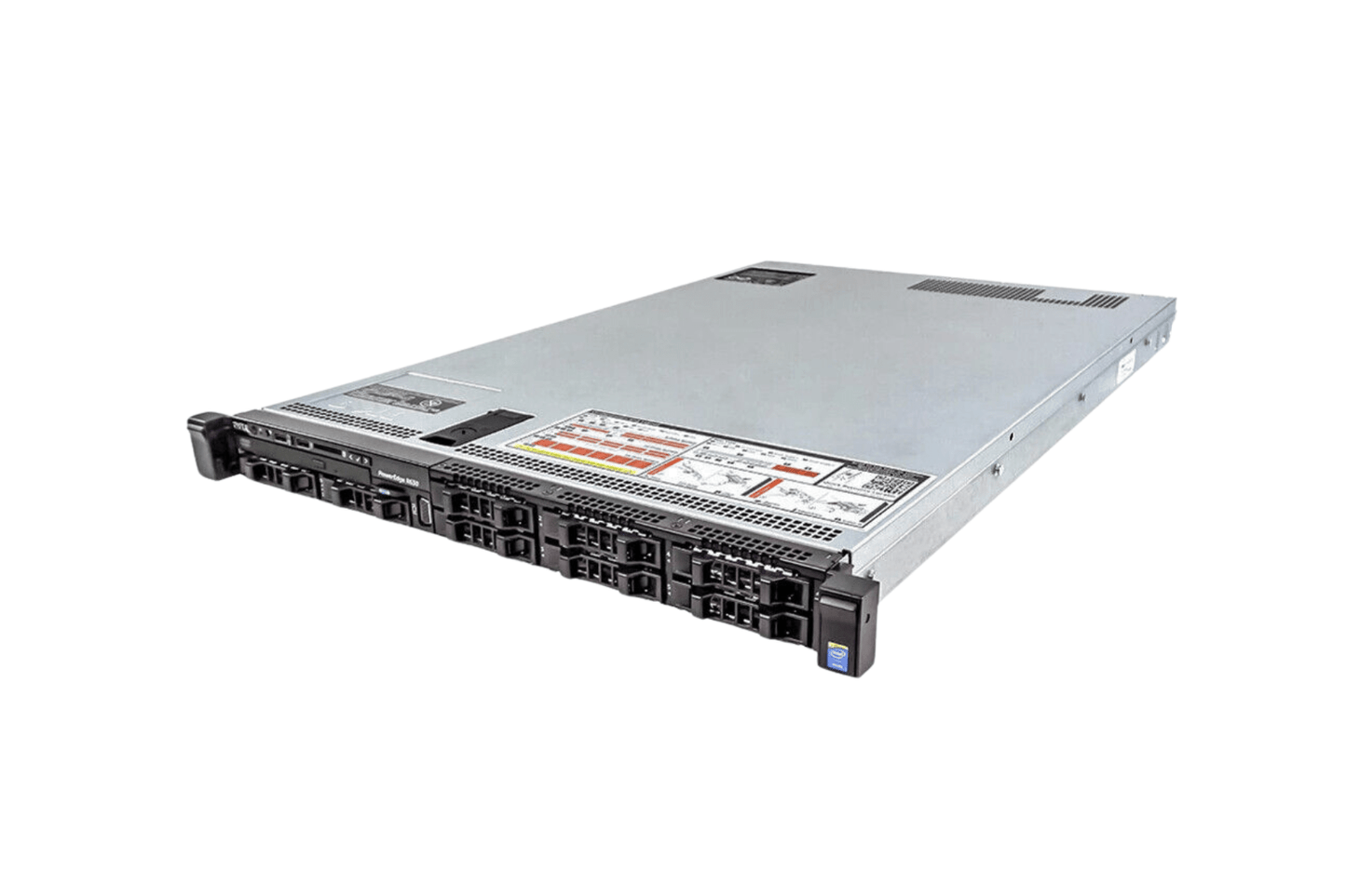 Refurbished Dell PowerEdge R630 8-Bay 2.5" 1U server rear view