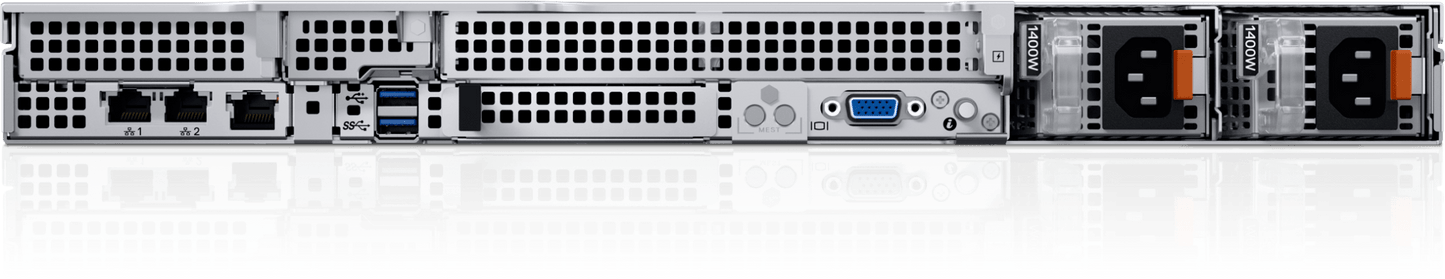 New Dell PowerEdge R660xs 4-Bay 3.5" LFF 1U server configuration view