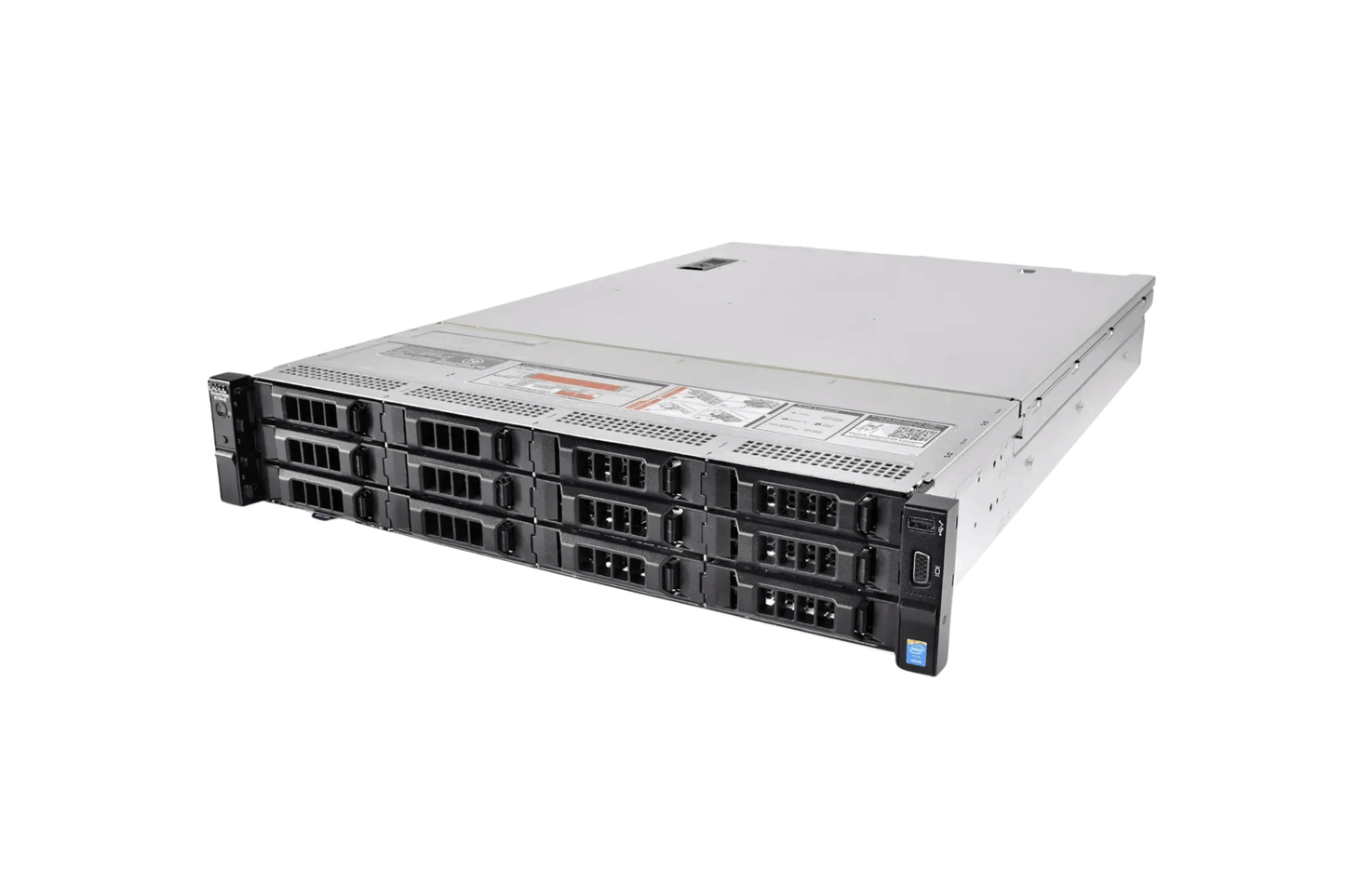 Refurbished Dell PowerEdge R730xd 12-Bay 3.5" LFF storage server detail view