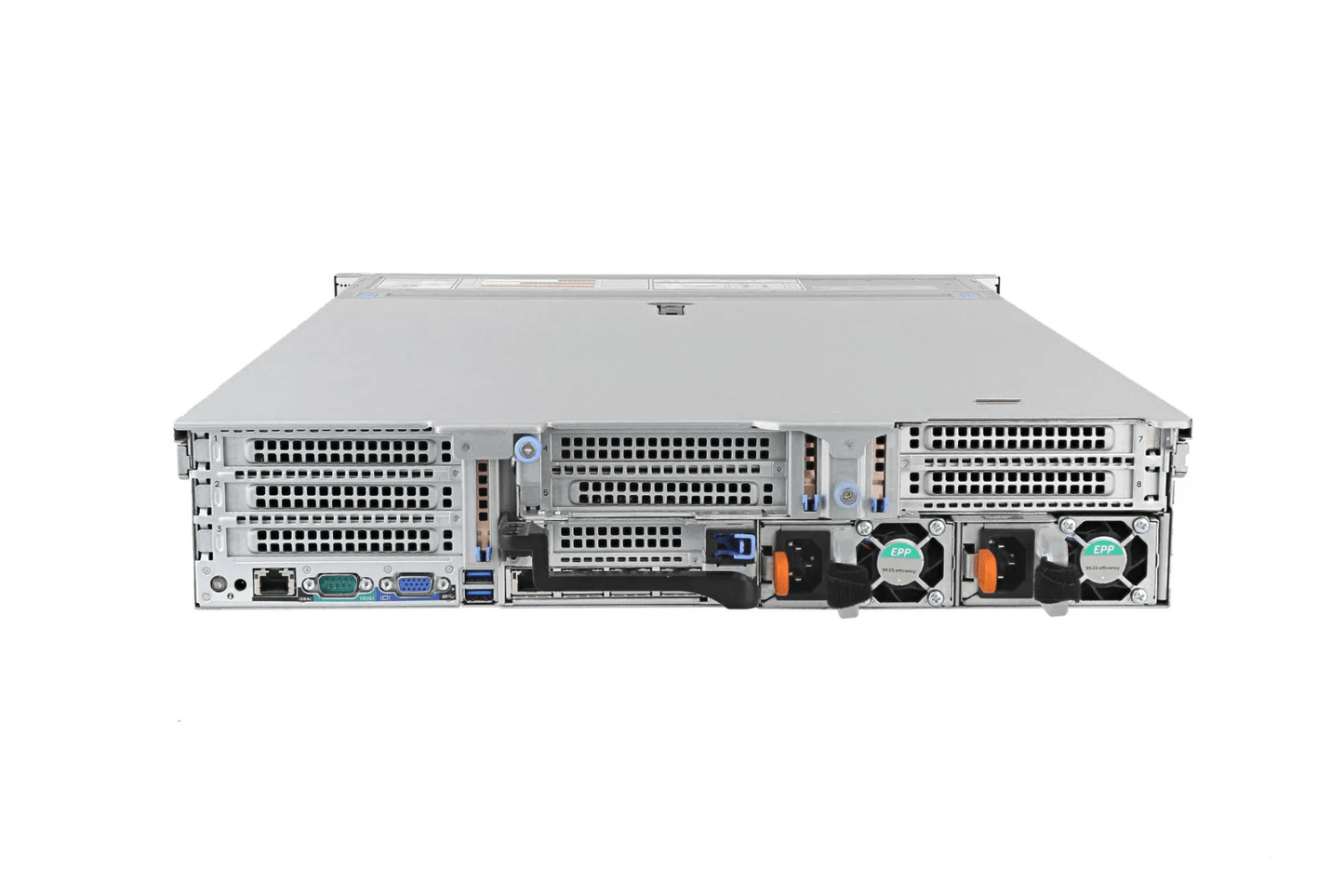 Refurbished Dell PowerEdge R740xd 24-Bay 2.5" SFF server rear panel