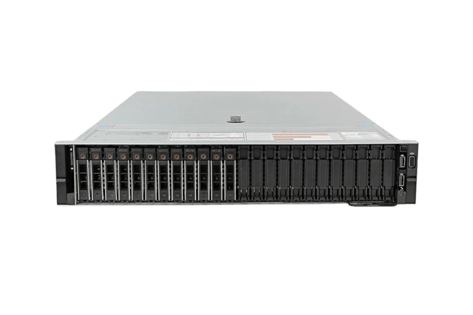 Refurbished Dell PowerEdge R740xd 24-Bay 2.5" SFF server front view