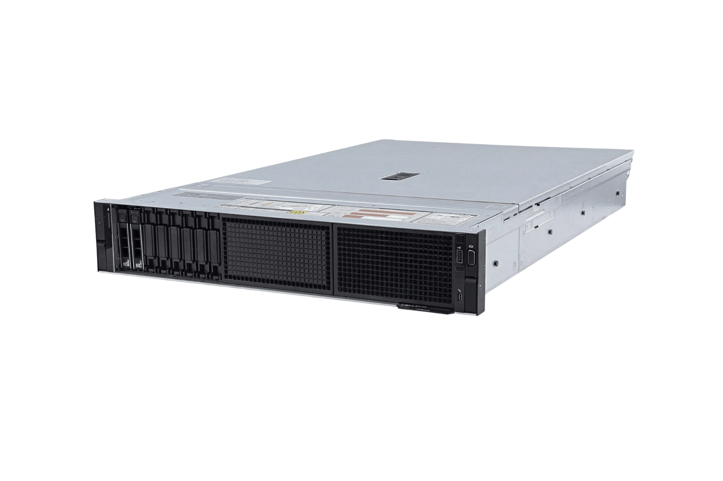 Refurbished Dell PowerEdge R750xs 8-Bay 2.5" SFF 2U server angled view