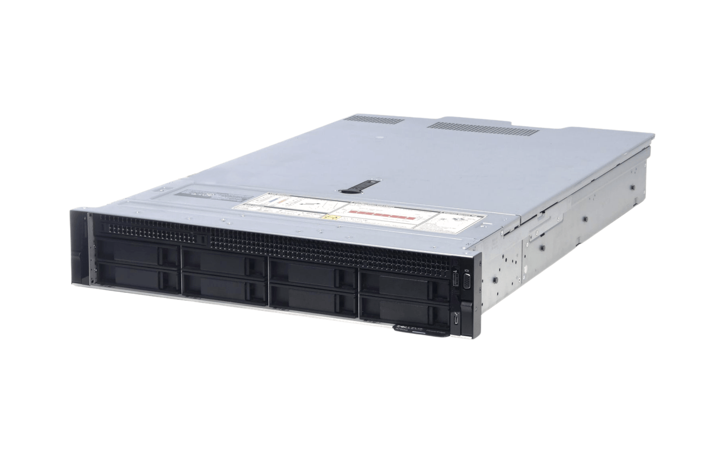 Refurbished Dell PowerEdge R750xs 8-Bay 3.5" LFF 2U server angled view