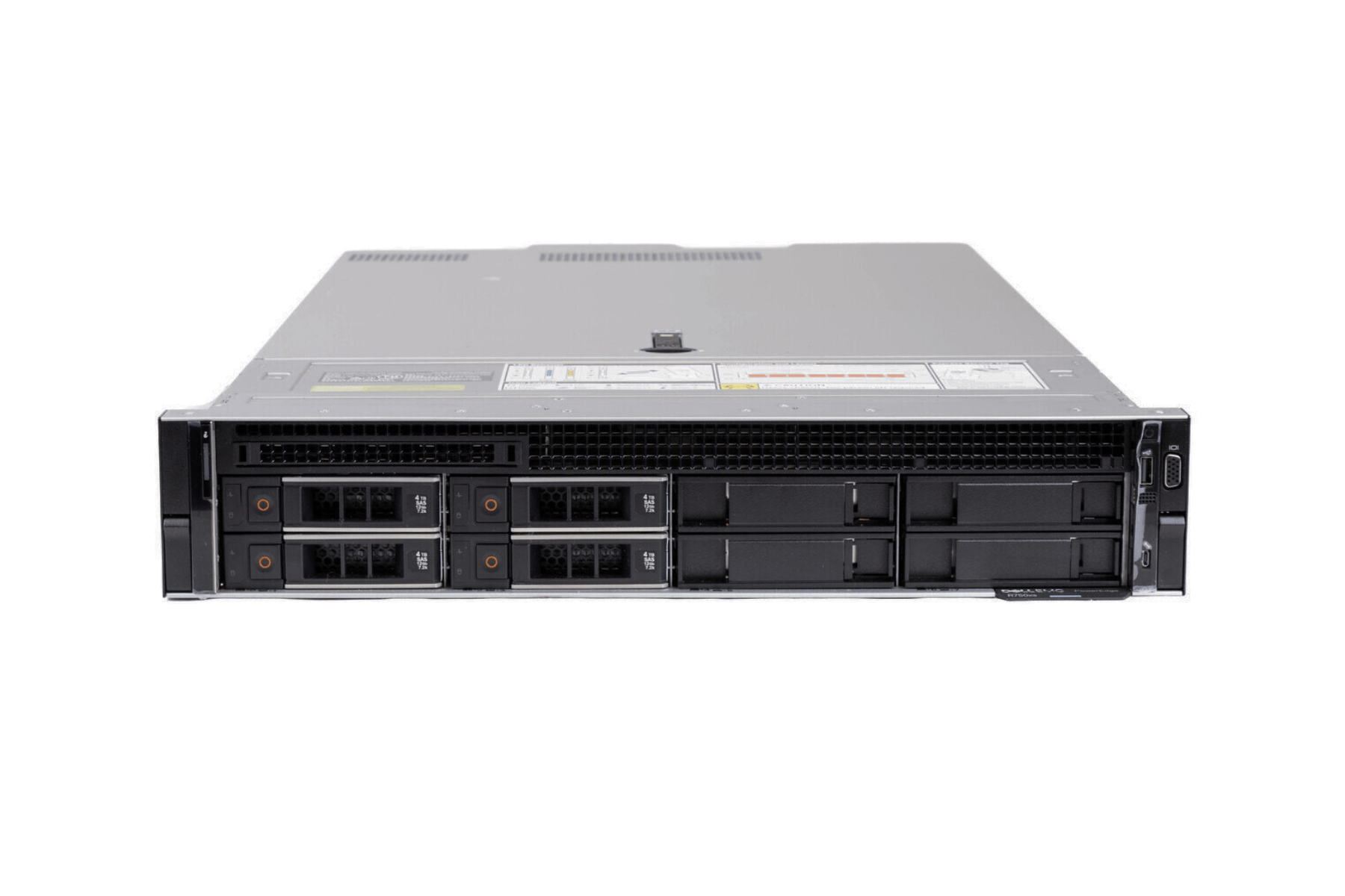 Refurbished Dell PowerEdge R750xs 8-Bay 3.5" LFF 2U server front view