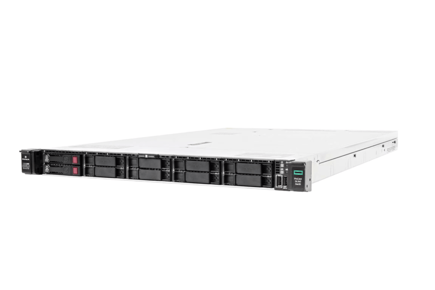 Refurbished HPE ProLiant DL360 Gen9 10-Bay 2.5" 1U server configuration view