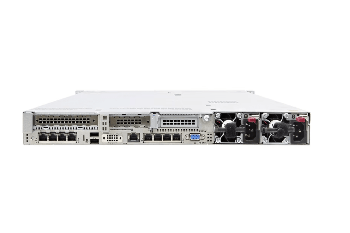 Refurbished HPE ProLiant DL360 Gen9 10-Bay 2.5" 1U server rear panel