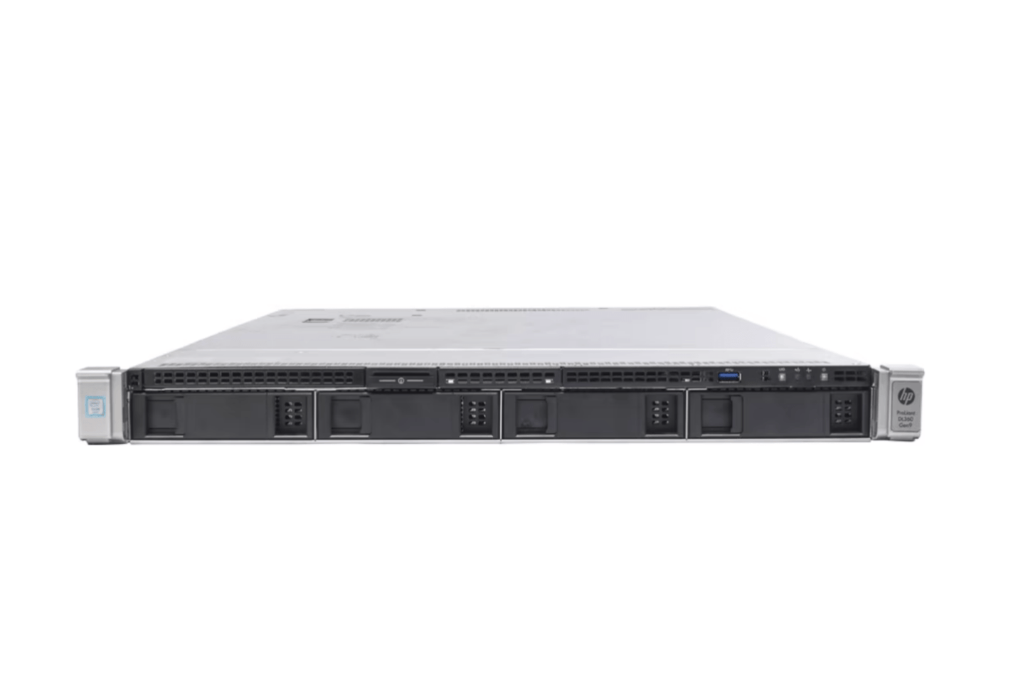 Refurbished HPE ProLiant DL360 Gen9 4-Bay 3.5" 1U LFF server front view